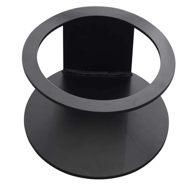 Arcata Stand for 8 qt Round Chafer, 9 3/4"D x 4"H, Wrought Iron, Matte Black, each