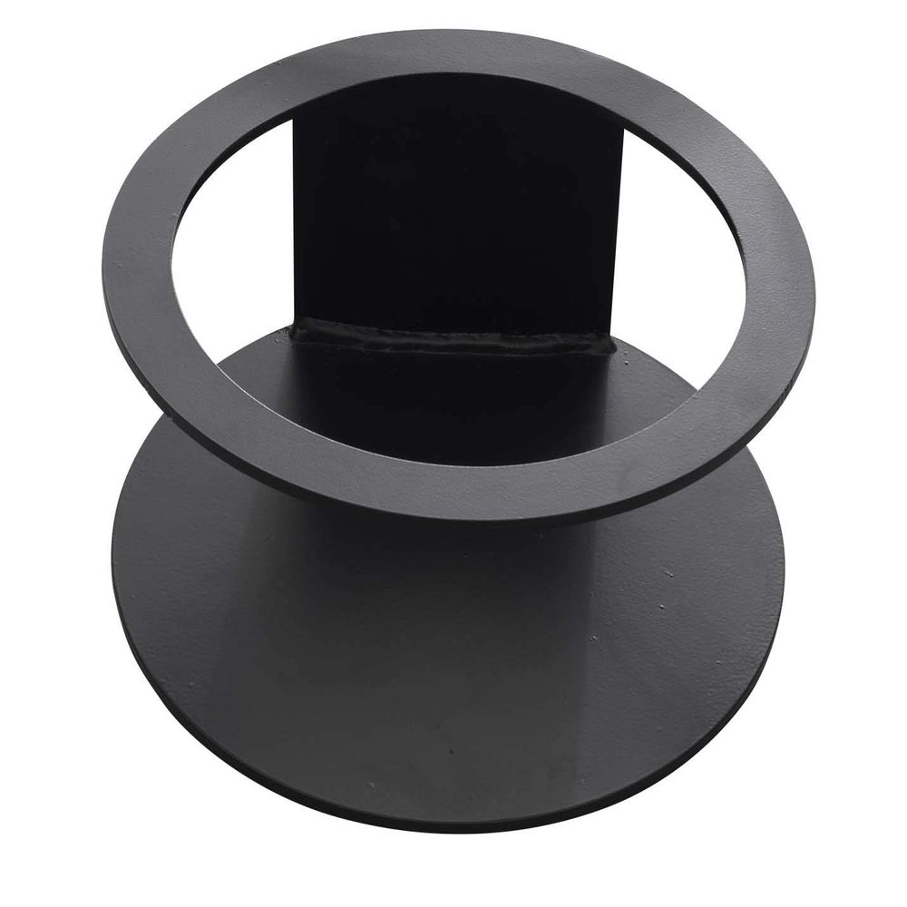 Arcata Stand for 8 qt Round Chafer, 9 3/4"D x 4"H, Wrought Iron, Matte Black, each