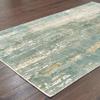 Oriental Weavers Formations Hand-Made Area Rug - 70002-6' x 9' - in Blue/Grey - Modern Style, Hand-Made Viscose Rugs, Dining, Living Room Rug view 3
