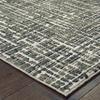 Oriental Weavers Bowen Area Rug - 2066W - 6'7" x 9'6" - in Grey/Ivory - Modern Style, Stain Resistant, Family and Pet Friendly, Dining, Living Room Rug view 2