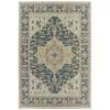Oriental Weavers Latitude Indoor/Outdoor Rug - 001J3-3'3" x 5' - in Grey/Gold - Vintage Inspired, Water, Stain and Fade Resistant, Hose Clean, Patio, Outdoor Living Area Rug view 2