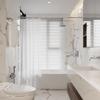 Naiture 48" Never Rust Stainless Steel Straight Shower Curtain Rod in Chrome Finish view 2