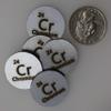 Chromium (Cr) 24.26mm Metal Disc 99.99% Pure for Collection or Experiments view 2