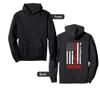 Dirt Track Racing American Flag Hoodie Race Car Racecar view 1
