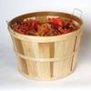 SHIWAGIN USA Made Poplar Wooden Farmhouse Storage Basket Set of 2, 11.75" x 11.75" Rectangular, Natural view 3