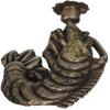 Exotic India Candle Stand - Made in Nepal - Brass Sculpture view 1