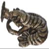 Exotic India Candle Stand - Made in Nepal - Brass Sculpture view 3