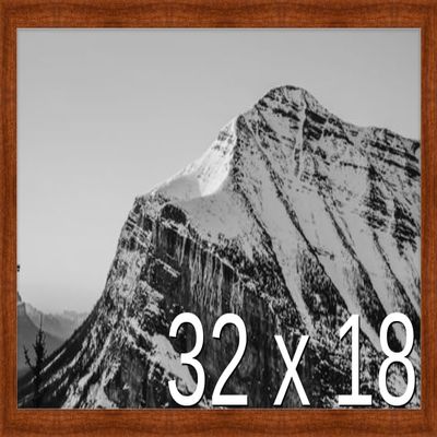Frame It Easy 32 x 18 Russet Wood Frame (Derby)