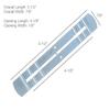 BedClaw Anti-Wobble Bed Rail Shims, Set of 6 view 2