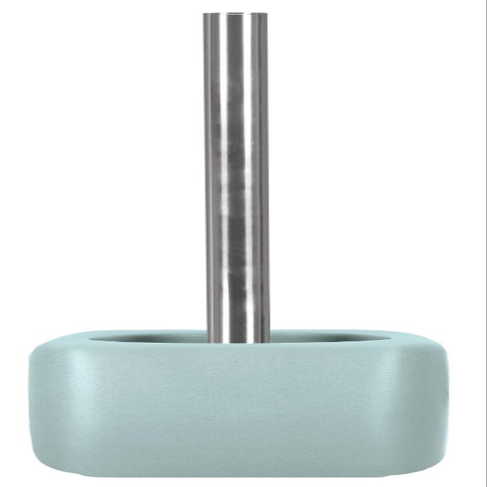 Kleine Wolke 4004478293472 Cubic Toilet Brush Holder, Multi