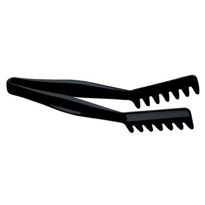 Cambro Angled Tongs 10-13/16" Length, Black