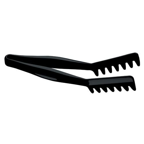 Cambro Angled Tongs 10-13/16" Length, Black