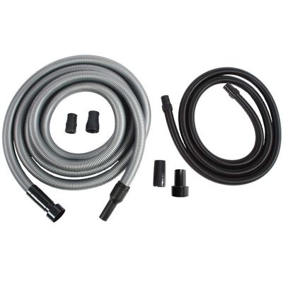 Cen-Tec Systems 94236 Shop Vacuum 30 Ft Universal Power Tool Adapter Set and Additional Hose for Dust Collection, Vac, Black