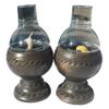 Full Funk Thai Made Clay Oil Lamp Glass Cup Cover Light Black - 8.5 inch view 3