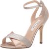 NINA Womens Satin Ankle Strap Heel Sandals Pink 7 Medium (B,M) view 1