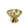 Finaldeals Original Brass Pooja Diya 4 Pieces Oil lamp (2.2"x 2.2"x 1.8") view 1