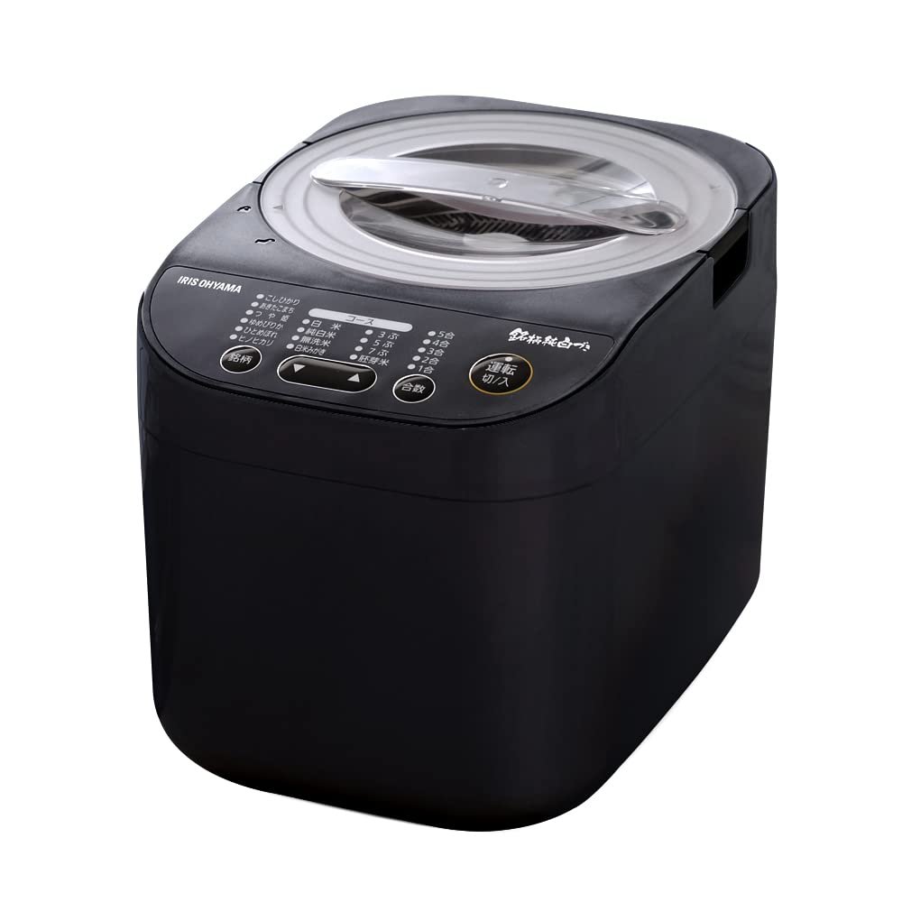 IRIS OHYAMA Rice Polishing Machine KRCI-B5-B (Black)Japan Domestic Genuine ProductsShips from Japan