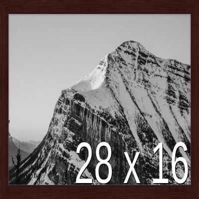 Frame It Easy 28 x 16 Merlot Wood Frame (Derby)