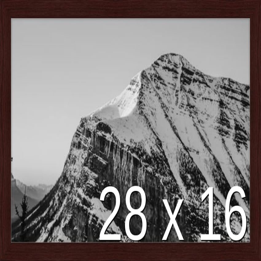 Frame It Easy 28 x 16 Merlot Wood Frame (Derby)