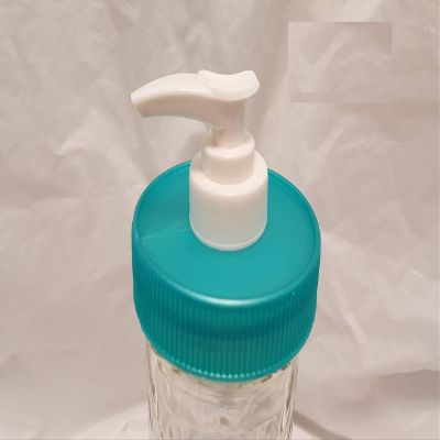 24 Teal Plastic Lid & Pump Mason Jar Soap/Lotion/Condiment/Oil/Coffee Flavor Dispenser - Burgundy, Blue, Teal, Yellow, Purple or Pink. No Rusting Metal!