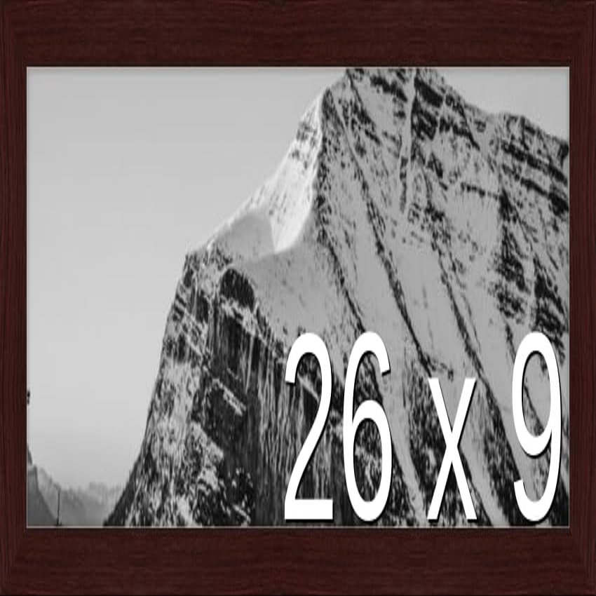 Frame It Easy 26 x 9 Merlot Wood Frame (Derby)