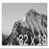 Frame It Easy 32 x 18 White Wood Frame (Derby) view 1