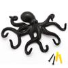 ChasBete Key Holder for Wall, Octopus Coat Hooks Wall Mounted Towel Hooks, Heavy Duty Key Hooks Decorative with 6 arms view 1