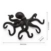 ChasBete Key Holder for Wall, Octopus Coat Hooks Wall Mounted Towel Hooks, Heavy Duty Key Hooks Decorative with 6 arms view 3