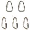 MH GLOBAL Triangle Quick Link Shackle Rig Boating 5 Pc 3/16 Inch Marine Stainless Steel 316 view 1