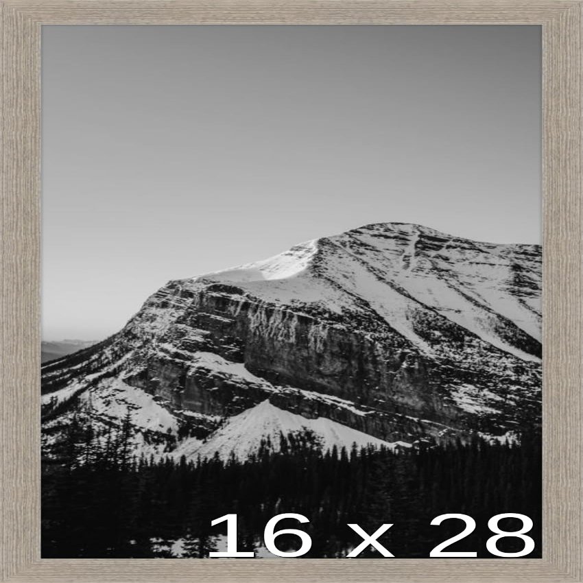 Frame It Easy 16 x 28 Rustic Gray Wood Frame (Derby)
