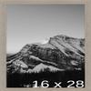 Frame It Easy 16 x 28 Rustic Gray Wood Frame (Derby) view 1