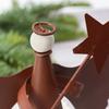 Factory Direct Craft Rustic Tin Christmas Cone Angel - Holiday Angel Made to Look Old and Aged for Farmhouse, Country, Primitive Decorations (6-1/2" H) view 3