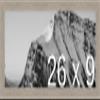 Frame It Easy 26 x 9 Rustic Gray Wood Frame (Derby) view 1