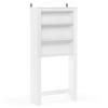 Furinno Indo Open Bath Cabinet, White view 1