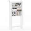 Furinno Indo Open Bath Cabinet, White view 4