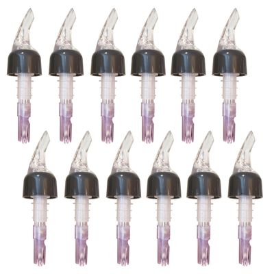 1/2 oz. Measured Liquor & Wine Pourers - 1 Dozen