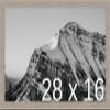 Frame It Easy 28 x 16 Rustic Gray Wood Frame (Derby) view 1