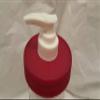 24 Burgundy Plastic Lid & Pump Mason Jar Soap/Lotion/Condiment/Oil/Coffee Flavor Dispenser - Burgundy, Blue, Teal, Yellow, Purple or Pink. No Rusting Metal! view 1