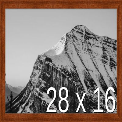 Frame It Easy 28 x 16 Russet Wood Frame (Derby)