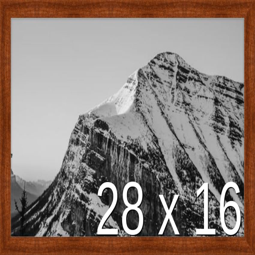 Frame It Easy 28 x 16 Russet Wood Frame (Derby)