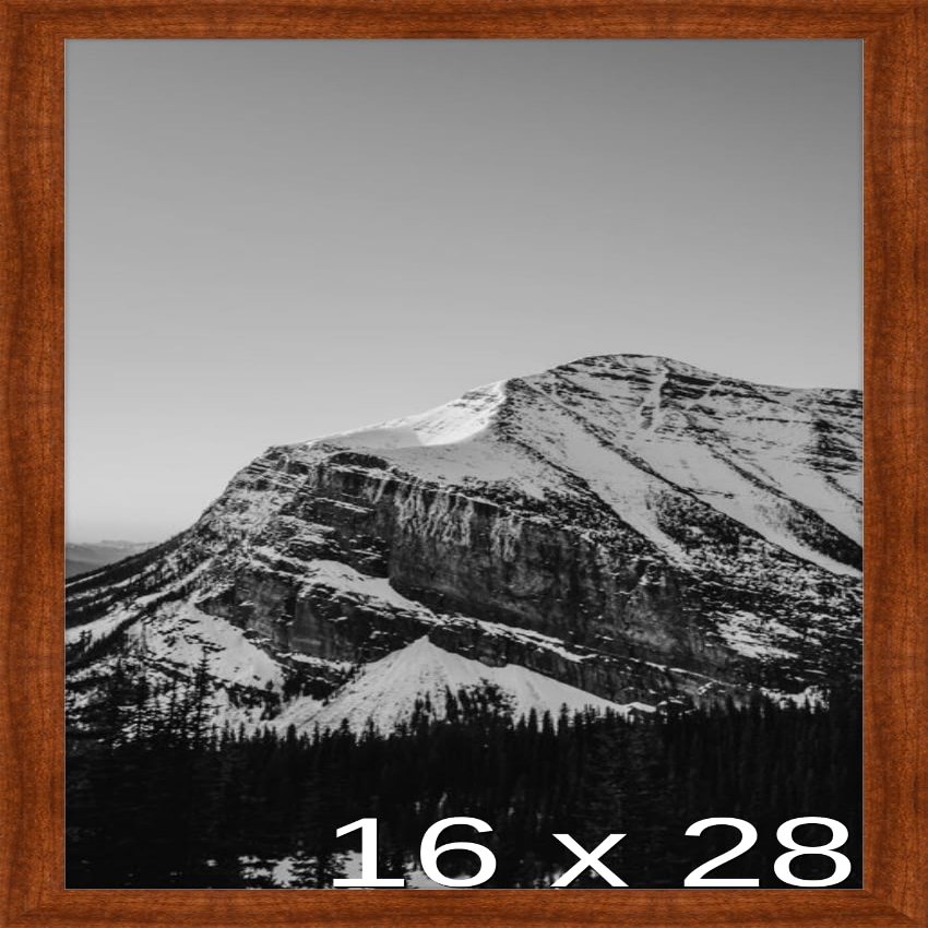 Frame It Easy 16 x 28 Russet Wood Frame (Derby)