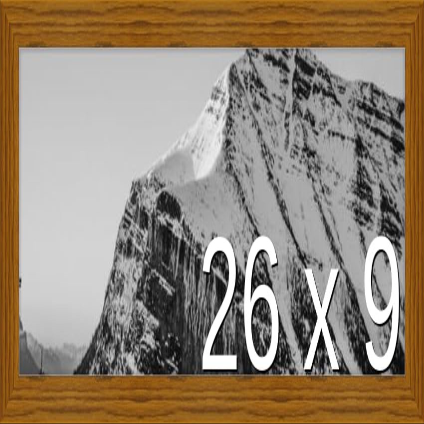 Frame It Easy 26 x 9 Hazel Wood Frame (Derby)