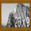 Frame It Easy 26 x 9 Hazel Wood Frame (Derby) view 1
