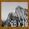 Frame It Easy 28 x 16 Hazel Wood Frame (Derby) view 1