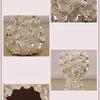 gdcustomize Flower Vase Electroplate Resin Art Craft Furnishing Home Furnishing Elegance Ornament (Rose Gold, 24L24W19H) view 4
