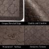 HEBE Kitchen Mat Cushioned Anti Fatigue Comfort Floor Mat Oversized 20"x60" Waterproof Non Slip Kitchen Rug Runner Laundry Room Rug Floor Carpet Heavy Duty Comfort Standing Mat Pads, Brown view 4