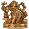 Exotic India Ardhanarishvara (Shiva and Parvati) - Brass Statue - Color Natural Brass Color view 1