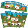 Fun Express Jesus Loves You Smore Door Border - Vibrant, Inspirational Party Decor for Classrooms Churches Home & Special Events - Perfect for Religious Celebrations, Schools and Churches - 1 Piece view 1