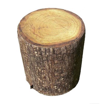 MeroWings Mini Tree Trunk, Realistic Tree Seat, Indoor Outdoor Commercial Grade, 32" L x 24" D, Forest