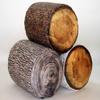 MeroWings Mini Tree Trunk, Realistic Tree Seat, Indoor Outdoor Commercial Grade, 32" L x 24" D, Forest view 4